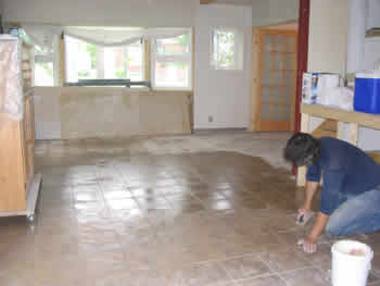 ceramic main floor